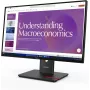 Lenovo T24D-40 23.8 colių WUXGA IPS monitorius su USB šakotuvu ir ergonomišku stovu