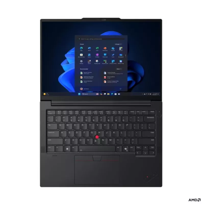 Lenovo ThinkPad E14 G8 AMD 14 colio WUXGA IPS nešiojamas kompiuteris, AMD Ryzen AI 5 330, 16 GB DDR5 RAM, 512 GB SSD, Radeon Graphics, Windows 11 Pro, juodos spalvos, šiaurietiška klaviatūra