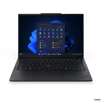 Lenovo ThinkPad E14 G8 AMD 14 colio WUXGA IPS nešiojamasis kompiuteris, AMD Ryzen AI 5 330, 16GB DDR5, 512GB SSD, Radeon 820M, Windows 11 Pro, juoda