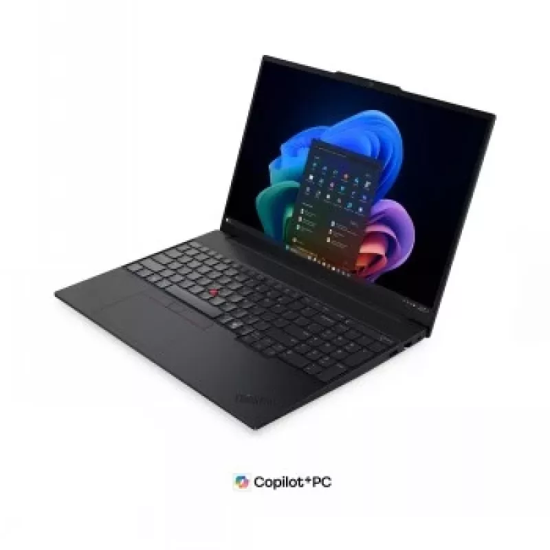 Lenovo ThinkPad E16 G4 Intel 16 colio WUXGA nešiojamasis kompiuteris, Intel Core Ultra 5 325, 16 GB DDR5, 512 GB SSD, Windows 11 Pro, juodos spalvos