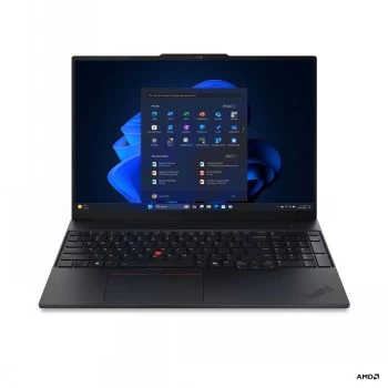 Lenovo ThinkPad E16 Gen 4 16 colių WUXGA AMD Ryzen 7 AI 345 16GB 512GB SSD AMD Radeon 840M Windows 11 Pro Nordic apšviesta klaviatūra pirštų antspaudų skaitytuvas 3 metų garantija