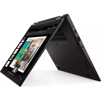 Lenovo ThinkPad L13 Yoga G4 2 viename nešiojamasis kompiuteris, AMD Ryzen 5 7530U, 8 GB RAM, 256 GB SSD, 13,3 colio WUXGA jutiklinis ekranas (atnaujintas)
