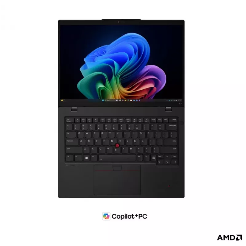 Lenovo ThinkPad L14 G7 AMD Ryzen AI 7 445 14 colių WUXGA IPS Nešiojamasis kompiuteris 24 GB DDR5 512 GB SSD Windows 11 Pro Juodas