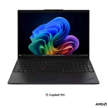 Lenovo ThinkPad L16 G3 AMD 16 colių WUXGA IPS nešiojamasis kompiuteris, AMD Ryzen AI 5 430, 24 GB DDR5 RAM, 512 GB SSD, AMD Radeon 840M, Windows 11 Pro, juoda