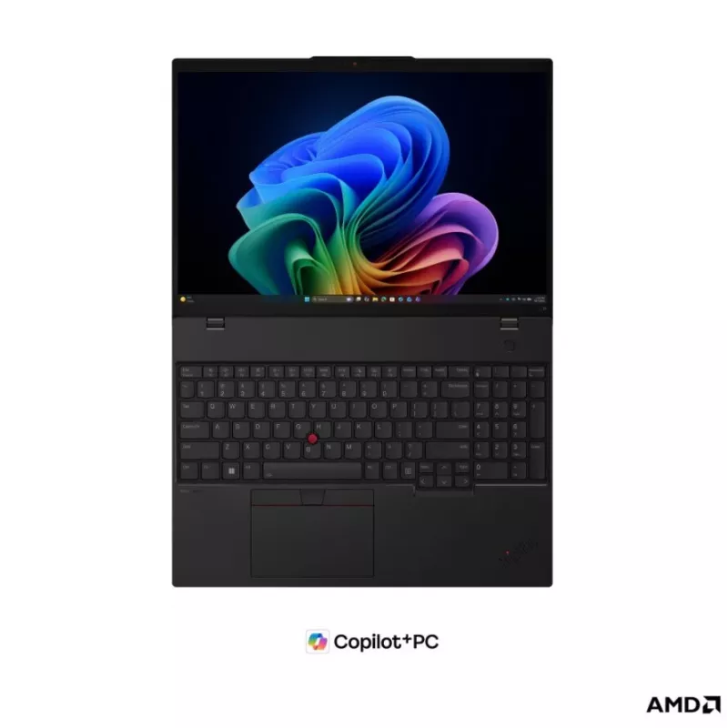 Lenovo ThinkPad L16 G3 AMD 16 colių WUXGA IPS nešiojamas kompiuteris, AMD Ryzen AI 7 445, 24GB DDR5, 512GB SSD, Radeon 840M, Windows 11 Pro, juodos spalvos