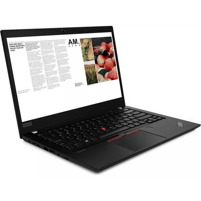 Lenovo ThinkPad T14 G1 14 inch FHD IPS nešiojamas kompiuteris - Intel Core i7-10510U, 32GB DDR4, 512GB NVMe SSD, Windows 10 Pro, Wi-Fi 6, pirštų atspaudų skaitytuvas, juoda