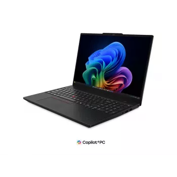 Lenovo ThinkPad T16 G5 Intel 16 colių WUXGA IPS nešiojamasis kompiuteris, Intel Core Ultra 7, 32 GB LPCAMM2 LPDDR5X, 512 GB SSD, Windows 11 Pro, juodos spalvos