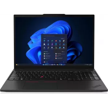 Lenovo ThinkPad T16 Gen 4 22AW verslo nešiojamasis kompiuteris, 16 colių WUXGA IPS, Intel Core Ultra 5 228V, 32GB RAM, 512GB SSD, Windows 11 Pro, Thunderbolt 4, apšviesta klaviatūra