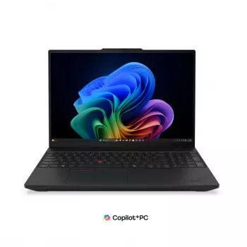 Lenovo ThinkPad T16 Gen 5 16 inch WUXGA nešiojamas kompiuteris, Intel Core Ultra 5 325U, 16GB DDR5, 512GB SSD, Intel Graphics, Windows 11 Pro, Šiaurietiška foninio apšvietimo klaviatūra, Juoda, Pirštų atspaudų skaitytuvas, 5G paruoštas, 3 metų garantija