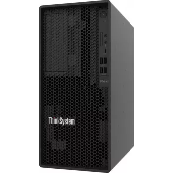 Lenovo ThinkSystem ST45 V3 bokšto serveris, AMD EPYC 4344P, 32GB DDR5 RAM, 2x 960GB SSD, RAID 940-8i, 750W Platinum PSU