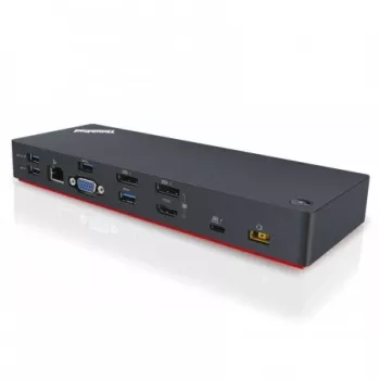 Lenovo Thunderbolt 3 Dock dokinimo stotis 40AC0135EU juoda 40AC0135EU-PL