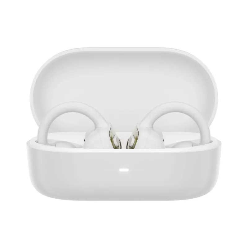 Lenovo X500 Open-Ear Clip-On Bluetooth Earbuds su mikrofonu - balta