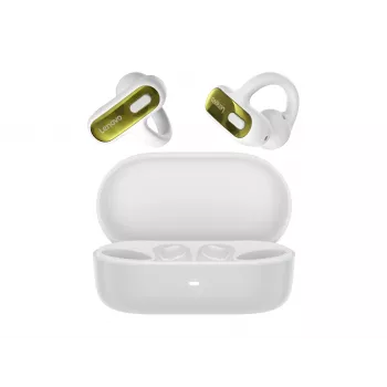 Lenovo X500 Open-Ear Clip-On Bluetooth Earbuds su mikrofonu - balta