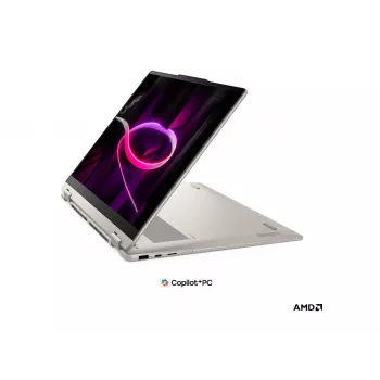 Lenovo Yoga 7 2-in-1 16AGP11 AMD 16 colių OLED jutiklinis ekranas 2-in-1 nešiojamasis kompiuteris, AMD Ryzen AI 5 435, 16GB RAM, 512GB SSD, AMD Radeon 840M, Windows 11 Home, Seashell