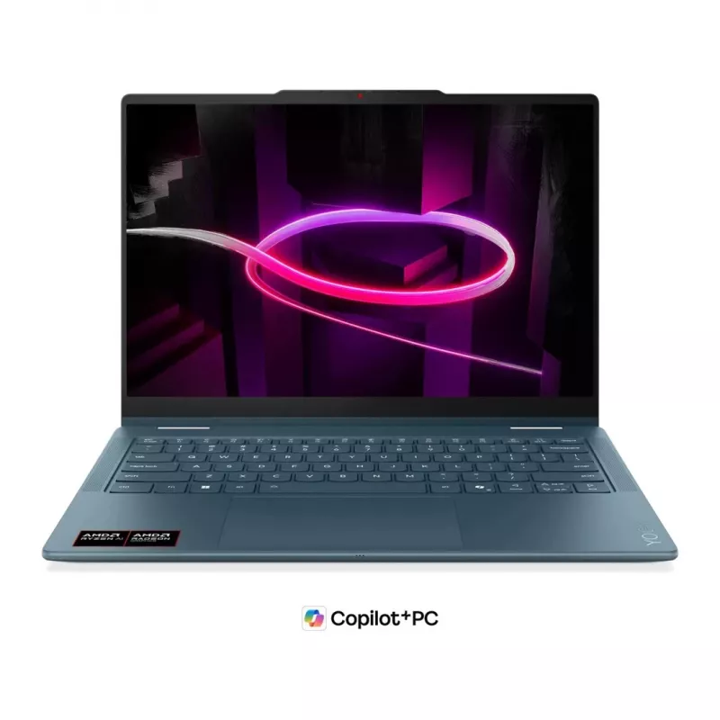 Lenovo Yoga 7 Gen 11 14AGP11 Ryzen AI 5 435 14 inch WUXGA Touch OLED 400nits 60Hz Glossy 16GB LPDDR5X-8000 SSD512 Radeon 840M Graphics 5.0MP + IR 70Wh Win11 Tidal Teal