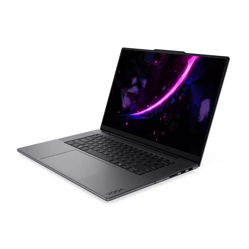 Lenovo Yoga Pro 9 16IPH11 16 inch Tandem OLED jutiklinis ekranas nešiojamasis kompiuteris, Intel Core Ultra 9 386H, 64GB RAM, 1TB SSD, NVIDIA GeForce RTX 5070 12GB, Thunder Grey, Windows 11 Pro