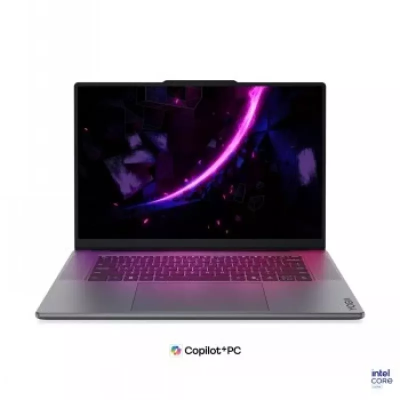 Lenovo Yoga Pro 9 16IPH11 16 inch Tandem OLED jutiklinis ekranas nešiojamasis kompiuteris, Intel Core Ultra 9 386H, 64GB RAM, 1TB SSD, NVIDIA GeForce RTX 5070 12GB, Thunder Grey, Windows 11 Pro
