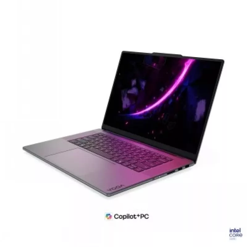 Lenovo Yoga Pro 9 16IPH11 16 inch Tandem OLED jutiklinis ekranas nešiojamasis kompiuteris, Intel Core Ultra 9 386H, 64GB RAM, 1TB SSD, NVIDIA GeForce RTX 5070 12GB, Thunder Grey, Windows 11 Pro
