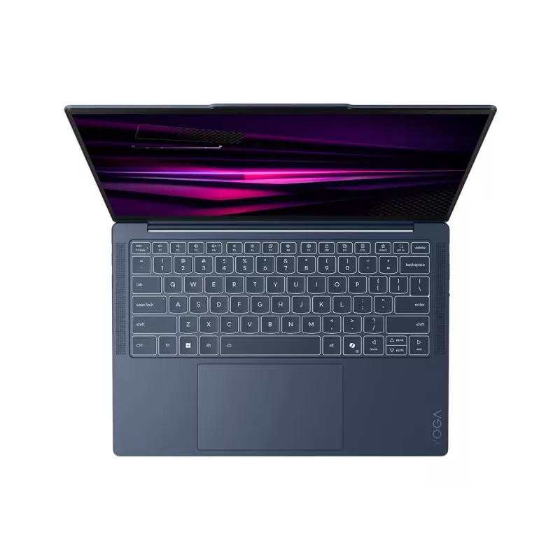 Lenovo Yoga Slim 7 14Q8Y11 Snapdragon nešiojamas kompiuteris, 14 colių OLED WUXGA, Snapdragon X2 Plus, 16GB RAM, 512GB SSD, Cosmic Blue, Windows 11 Home