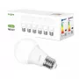 LEPRO 100090-DW-EU-6 LED lemputė, E27, A60, 8,5W (60W atitikmuo), 806 lm, 6500K šalta balta, 180° spindulio kampas, 6 vnt. pakuotė