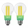 LEPRO 100094-WW-EU-2 E27 kaitinamojo siūlelio LED lemputė, 7,2W (atitinka 100W), 1521 lm, 2700K šilta balta, energijos klasė A, 2 vnt.