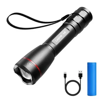 LEPRO 120024 1000 liumenų USB-C įkraunamas LED žibintuvėlis