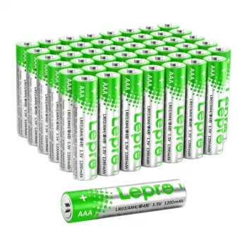 LEPRO 130001-48 AAA R3 šarminės baterijos, 48 vnt. pakuotė | 1,5 V ilgaamžės, be gyvsidabrio