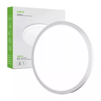 LEPRO 1500039-DW-EU 24W 2400lm LED lubinis šviestuvas, dienos šviesos balta, IP54