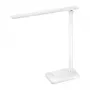 LEPRO 310003 LED stalinė lempa, 700 lm, 5 spalvų temperatūros, liečiamas reguliavimas, USB įkrovimo prievadas, balta