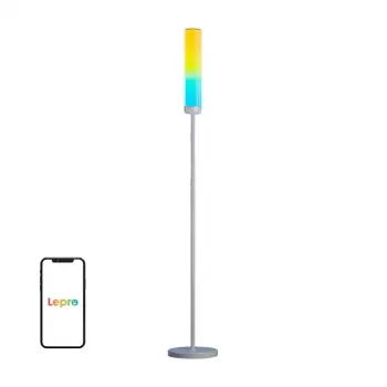 Lepro O1 AI Floor Lamp - protingas toršeras, 2000 liumenų, RGB+CCT, Wi-Fi, veikia su Alexa/Google Assistant