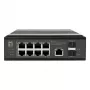 LevelOne pramoninis PoE+ jungiklis 8x 2.5G PoE, 2x 1G, 2x 10G SFP+ Uplinks, nevaldomas, DIN bėgelis, IP30