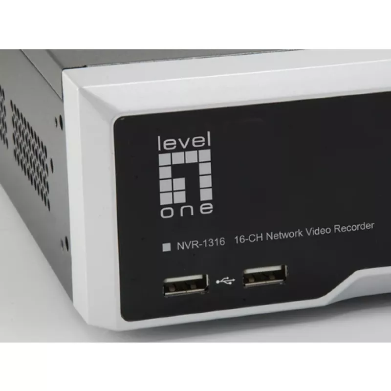 LevelOne NVR-1612 16 kanalų 12MP 4 diskų tinklo vaizdo registratorius
