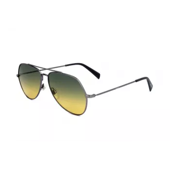 Levi's LV-1012-S-R80 Unisex Akiniai Stačiakampiai Havana/Ruda 57mm
