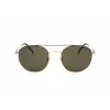 LEVI'S LV-1013-S-J5G Unisex stačiakampiai akiniai nuo saulės - juodas rėmelis, pilki lęšiai 54mm