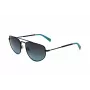 LEVI'S LV-1018-S-807 Unisex akiniai, juodas rėmelis, pilki lęšiai, 59 mm