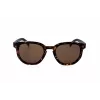 LEVI'S LV-1022-S-086 Unisex stačiakampiai akiniai nuo saulės - Havana rėmelis, rudi lęšiai, 51 mm