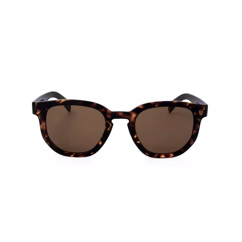 LEVI'S LV-1022-S-086 Unisex stačiakampiai akiniai nuo saulės - Havana rėmelis, rudi lęšiai, 51 mm