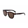 LEVI'S LV-1022-S-086 Unisex stačiakampiai akiniai nuo saulės - Havana rėmelis, rudi lęšiai, 51 mm