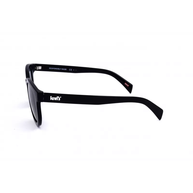 LEVI'S LV-1022-S-807 Unisex kvadratiniai akiniai nuo saulės juodi/pilki 51mm
