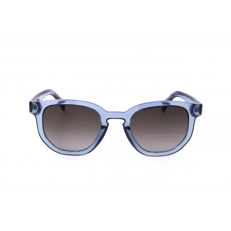 LEVI'S LV-1022-S-PJP Unisex stačiakampiai akiniai nuo saulės - Havana acetato rėmelis, žali poliarizuoti lęšiai, 51 mm