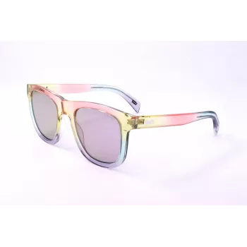 LEVI'S LV-1023-S-F74 Unisex akiniai nuo saulės Havana acetato rėmeliu, pilki polikarbonatiniai lęšiai, 53 mm