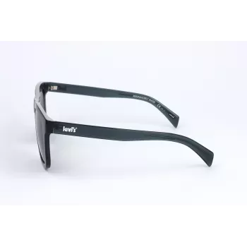 LEVI'S LV-1023-S-PJP Unisex Polarizuoti Akiniai nuo Saulės - Juodai/Pilkas Rėmelis, Pilki Lęšiai, 53mm