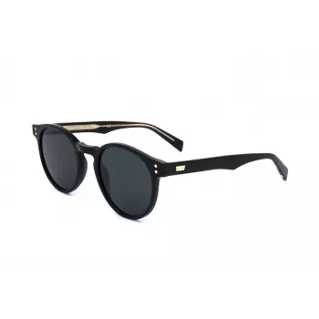 LEVI'S LV-5005-S-807 Vyriški akiniai nuo saulės Juodas rėmas Pilki lęšiai 50mm