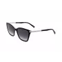 LEVI'S LV-5017-S-80S Moteriški akiniai nuo saulės, kvadratiniai, pilki lęšiai, 55 mm