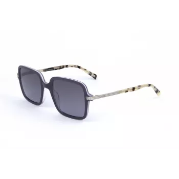 LEVI'S LV-5018-S-WOI Moteriški akiniai nuo saulės Havana acetato rėmelis rudi gradientiniai lęšiai 54mm