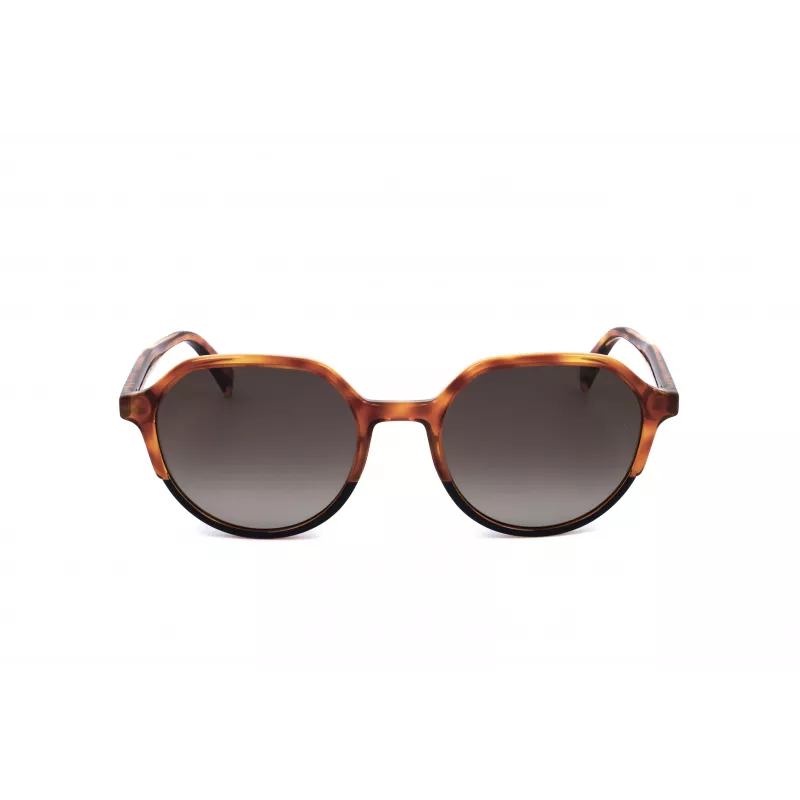 LEVI'S LV-5023-S-581 Unisex akiniai nuo saulės Havana acetato rėmelis pilki polikarbonato lęšiai 54mm
