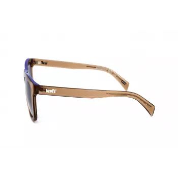 LEVI'S LV1023S09GB Unisex akiniai nuo saulės - Matinė juoda, pilki lęšiai, 53 mm