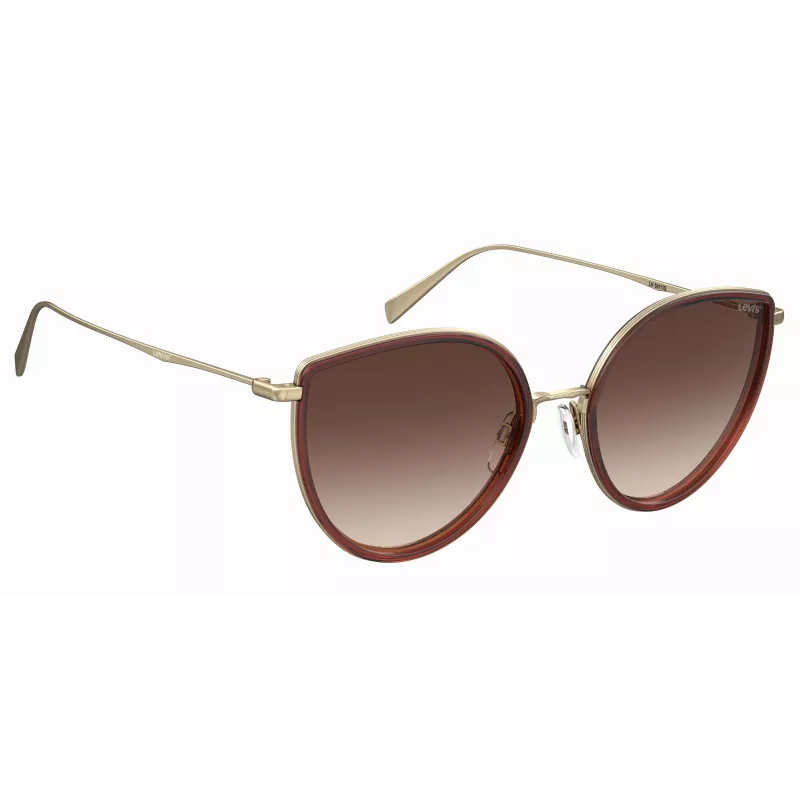 Levi's LV5011S09QF7H Moteriški akiniai nuo saulės Havana Acetate Brown Gradient 56/17/145 mm