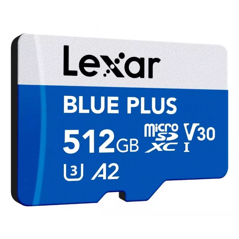 Lexar 512GB microSDXC UHS-I U3 V30 A2 atminties kortelė