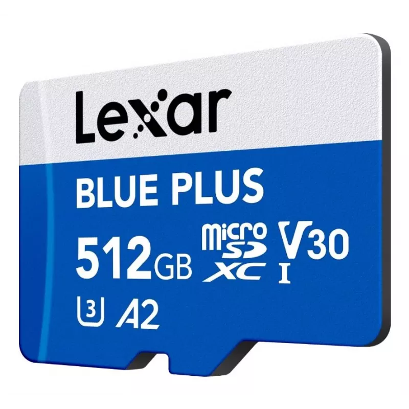 Lexar 512GB microSDXC UHS-I U3 V30 A2 atminties kortelė